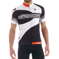 2016 Pinarello Wielershirt Korte Mouw Zwart Wit