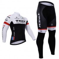 2015 Trek Wielerkleding Set Wielershirt Lange Mouw+Lange Fietsbroeken
