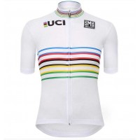 2016 UCI Wielershirt Korte Mouw Wit